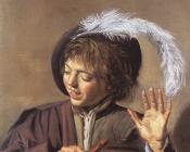 Singing Boy with a Flute - 弗朗斯·哈尔斯